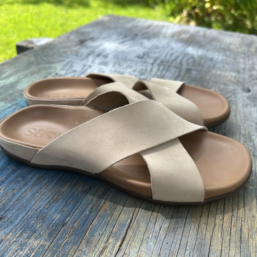 Strive Sandals X Tan Brown Leather Women’s 7 - 975